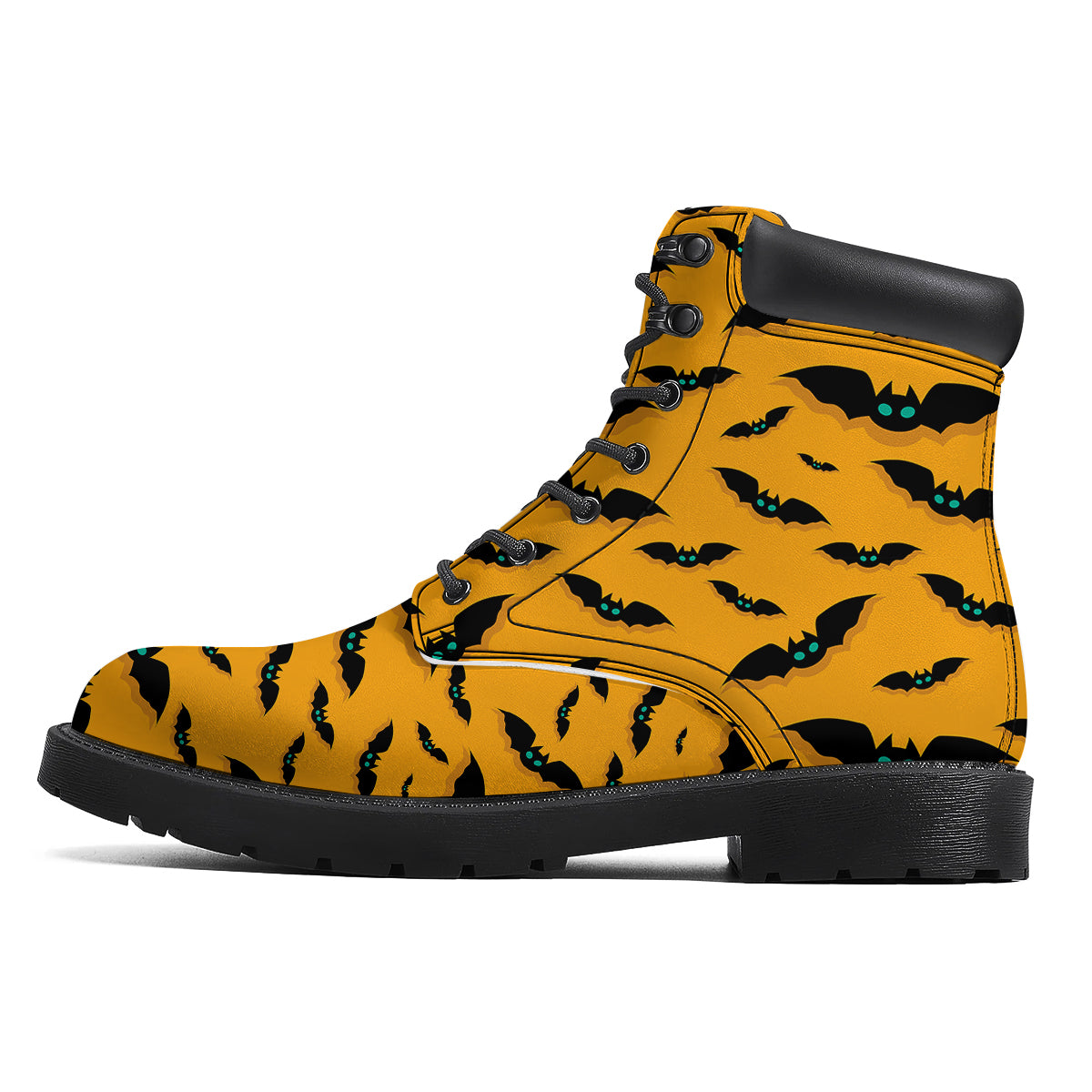 Vampire Bat Halloween Print Pattern Boots-grizzshop