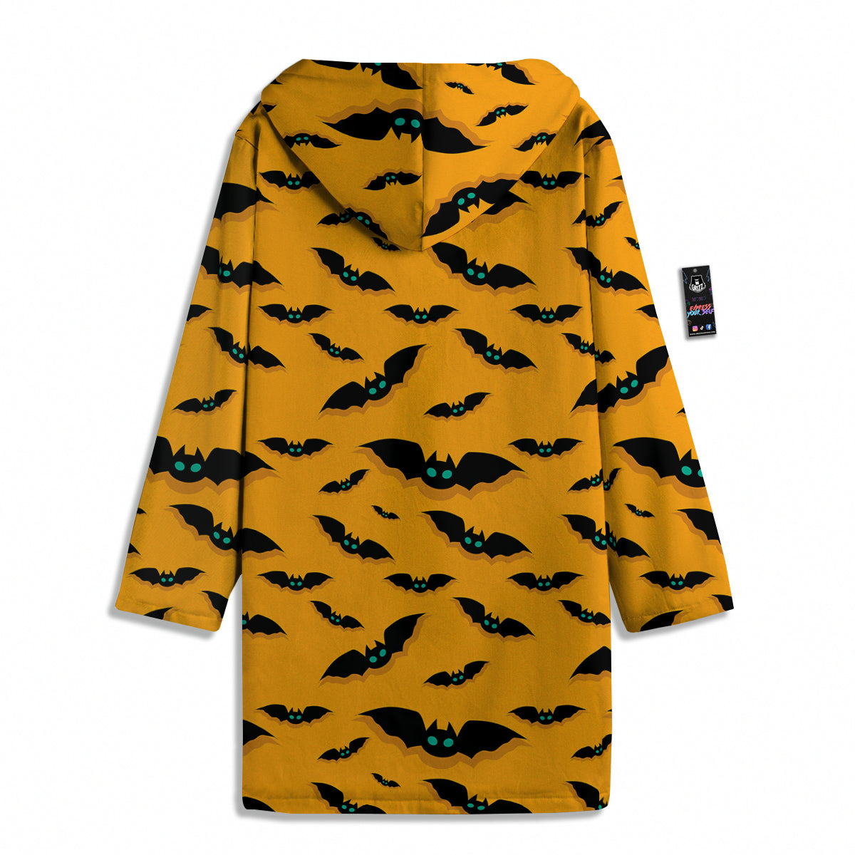 Vampire Bat Halloween Print Pattern Men's Windbreaker Jacket-grizzshop