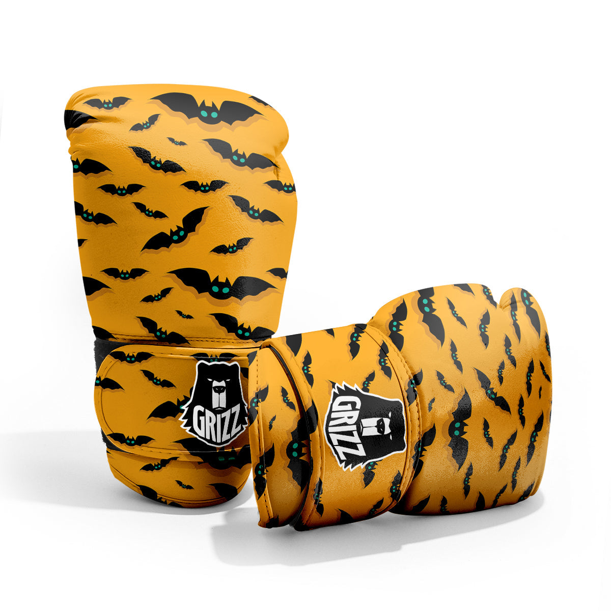 Vampire Bat Halloween Print Pattern Pro Boxing Glove