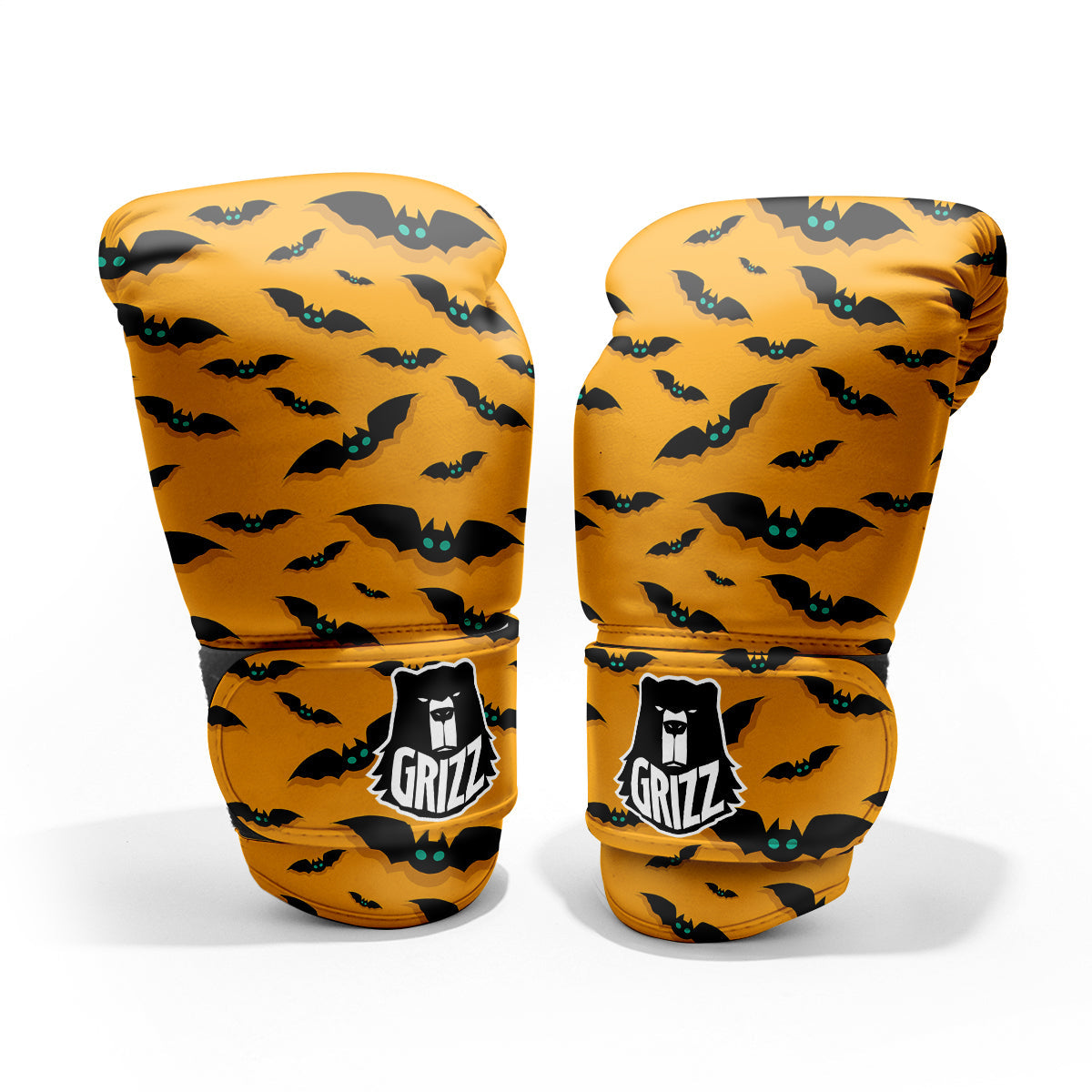 Vampire Bat Halloween Print Pattern Pro Boxing Glove