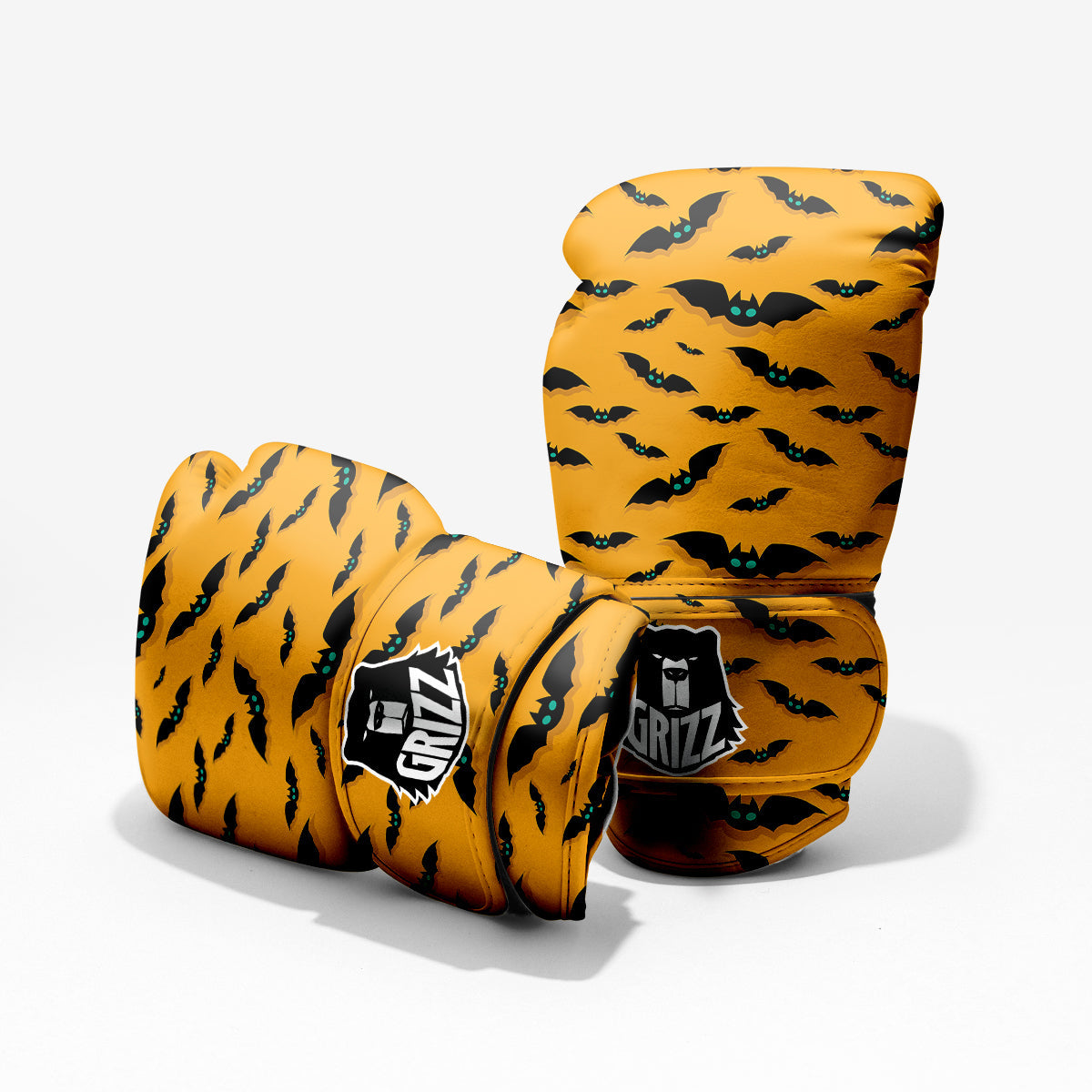 Vampire Bat Halloween Print Pattern Pro Boxing Glove