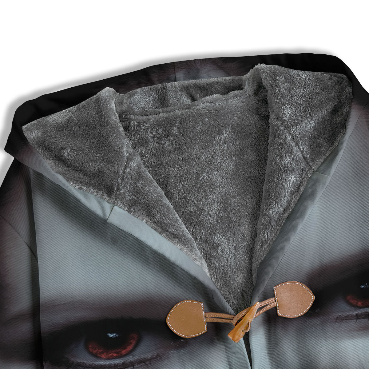 Vampire Girl Halloween Print Men's Windbreaker Jacket-grizzshop