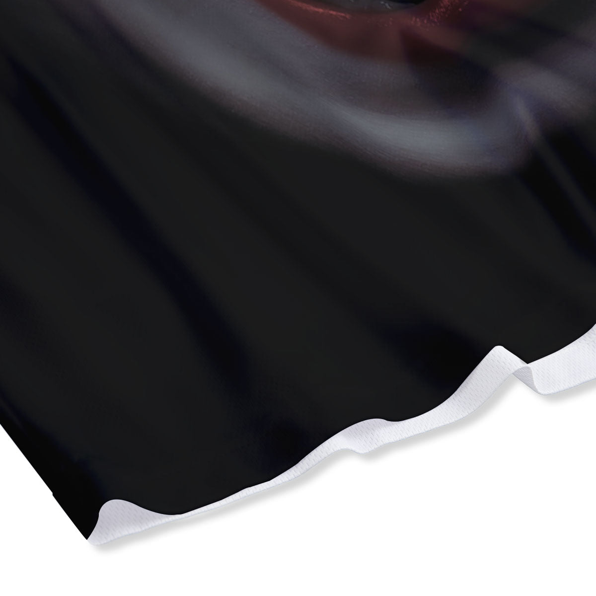 Vampire Girl Halloween Print Mesh Shorts
