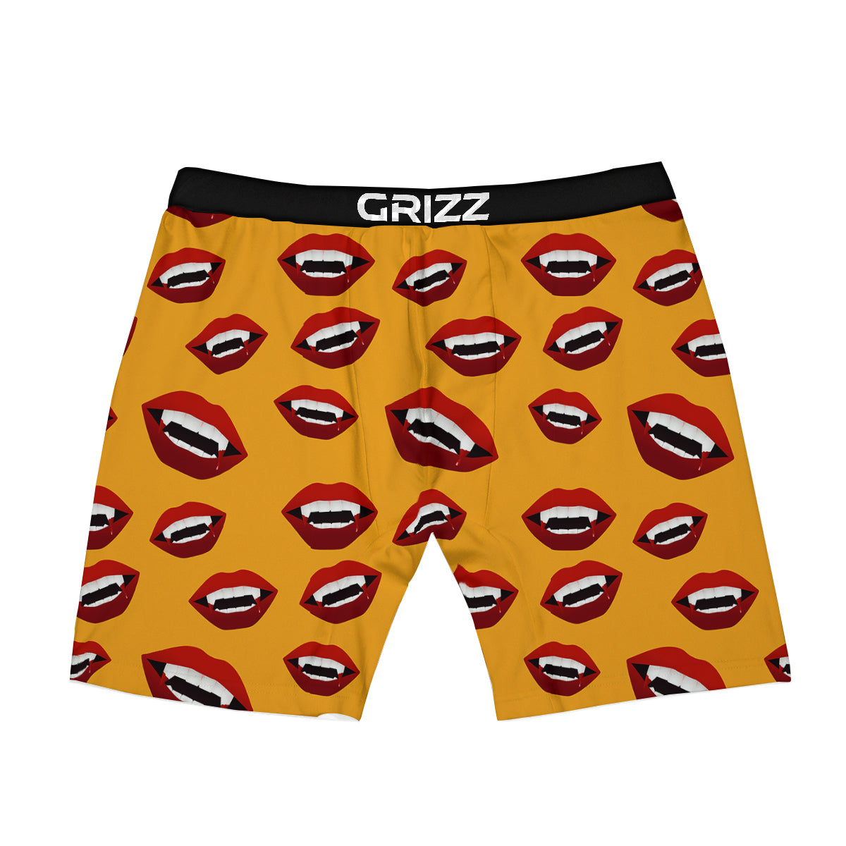 Vampire Lips Halloween Print Pattern Boxer Briefs-grizzshop