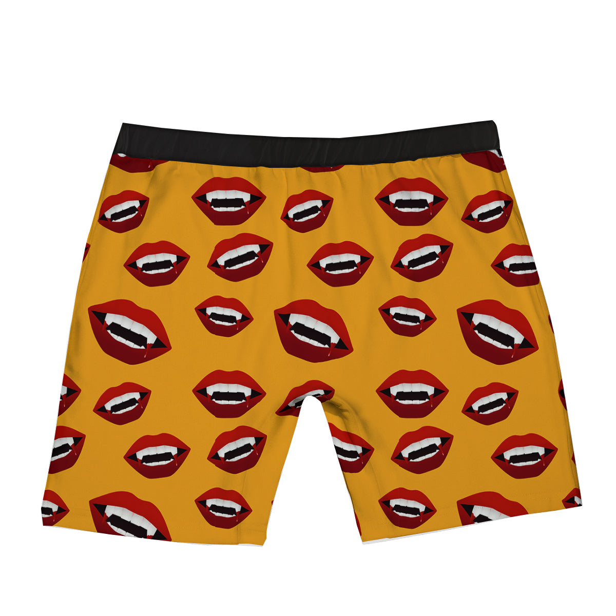 Vampire Lips Halloween Print Pattern Boxer Briefs-grizzshop