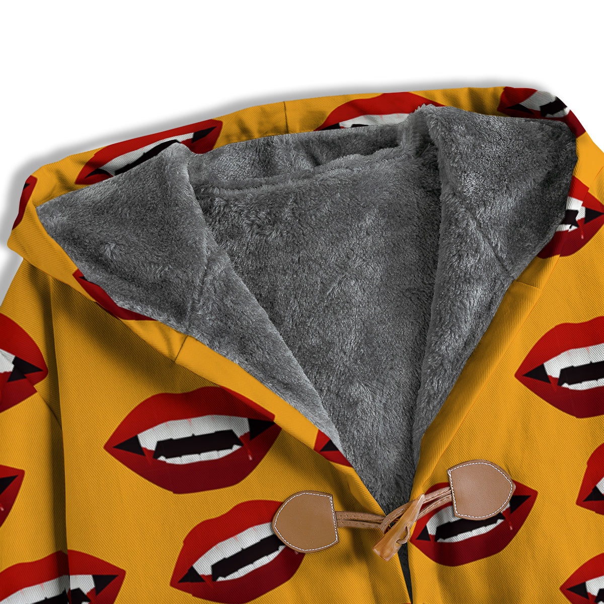 Vampire Lips Halloween Print Pattern Men's Windbreaker Jacket-grizzshop