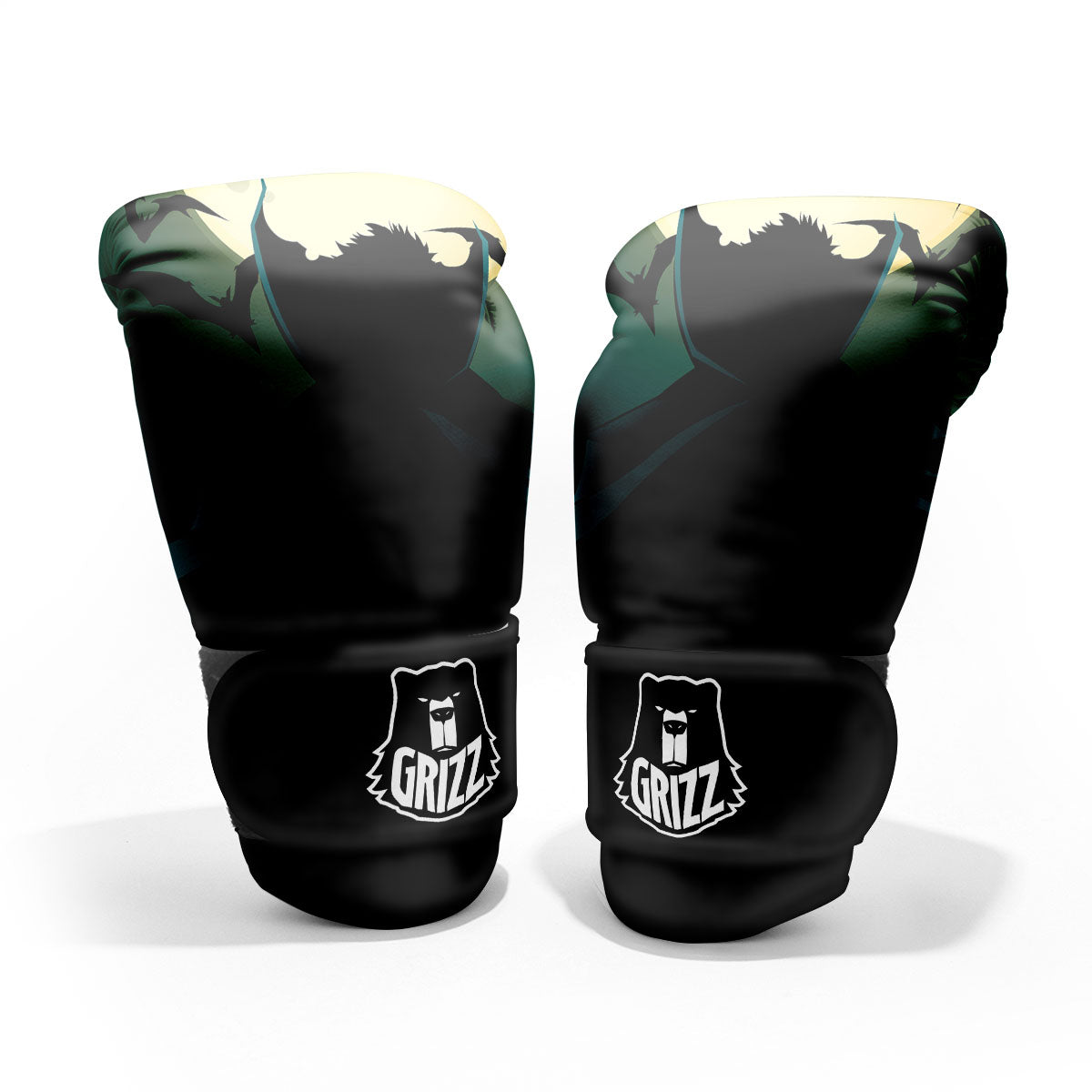 Vampire Silhouette Halloween Print Pro Boxing Glove