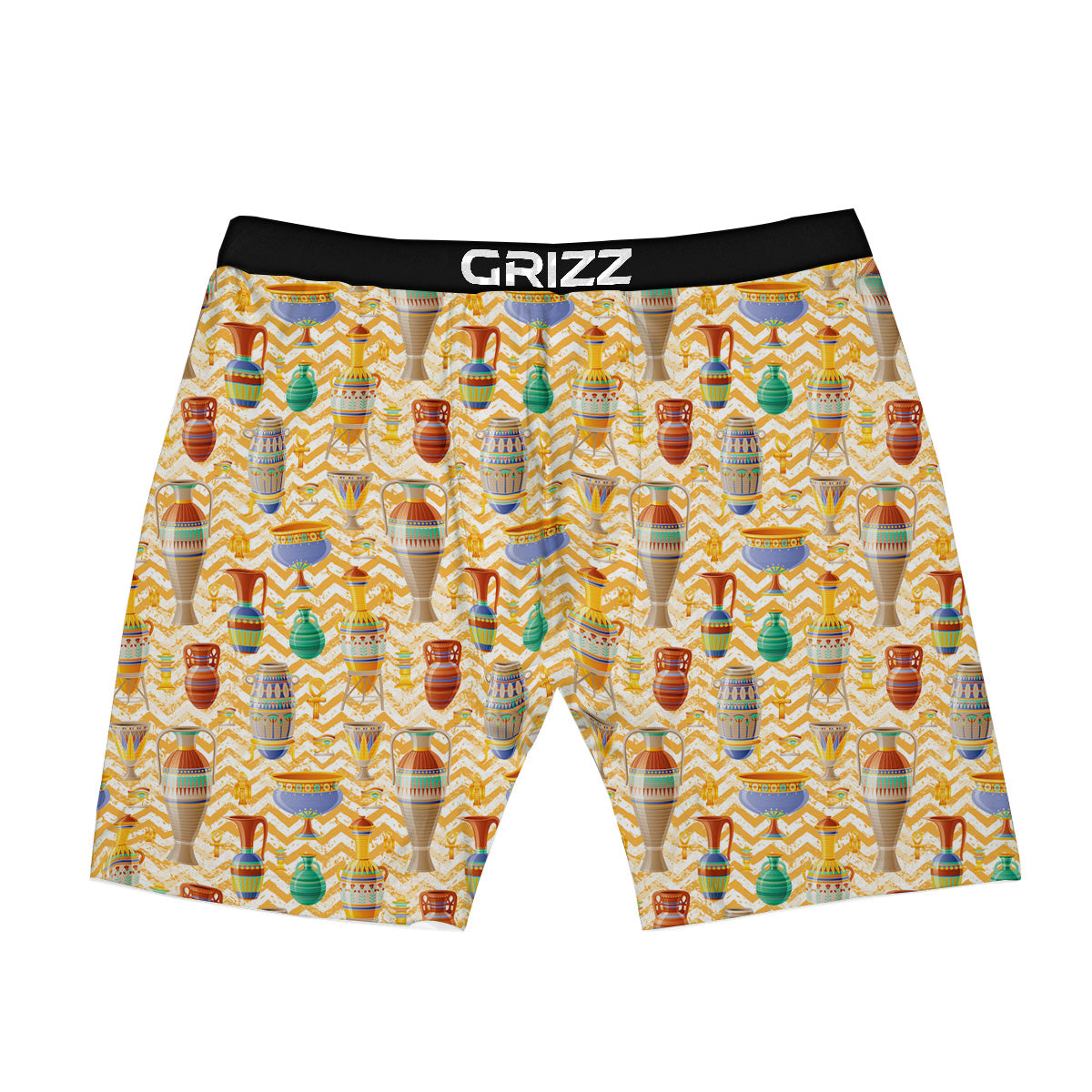 Vase And Pottery Ancient Egyptian Print Pattern Boxer Briefs-grizzshop