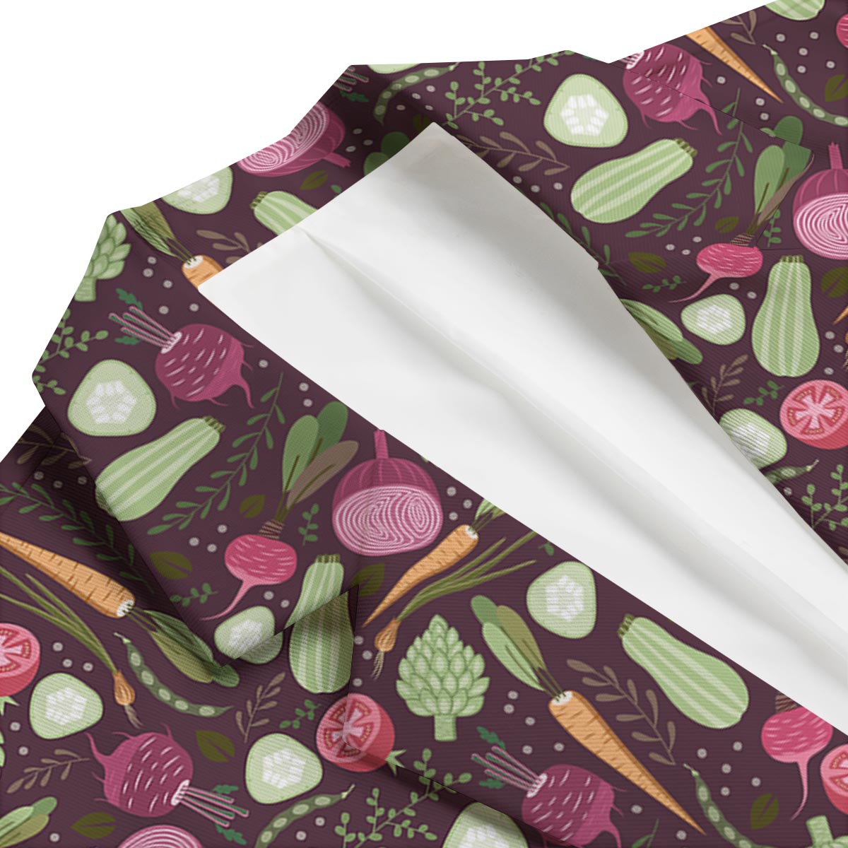 Vegan Print Pattern Men's Blazer-grizzshop