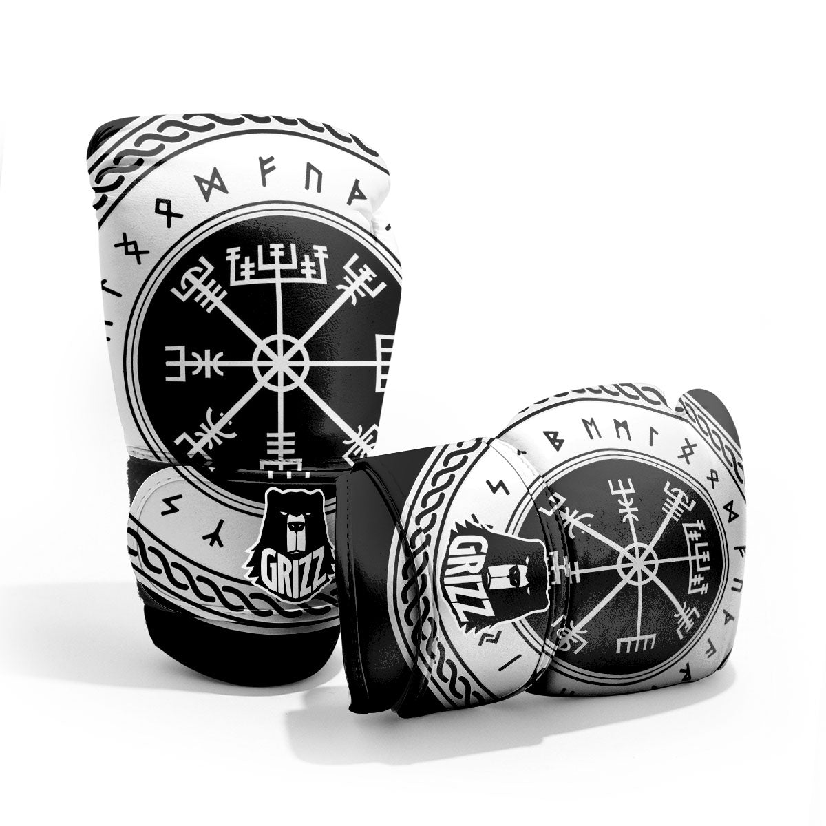 Vegvisir Viking Print Pro Boxing Glove