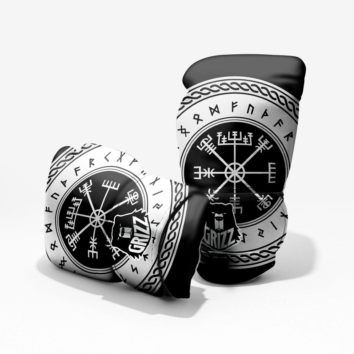 Vegvisir Viking Print Pro Boxing Glove