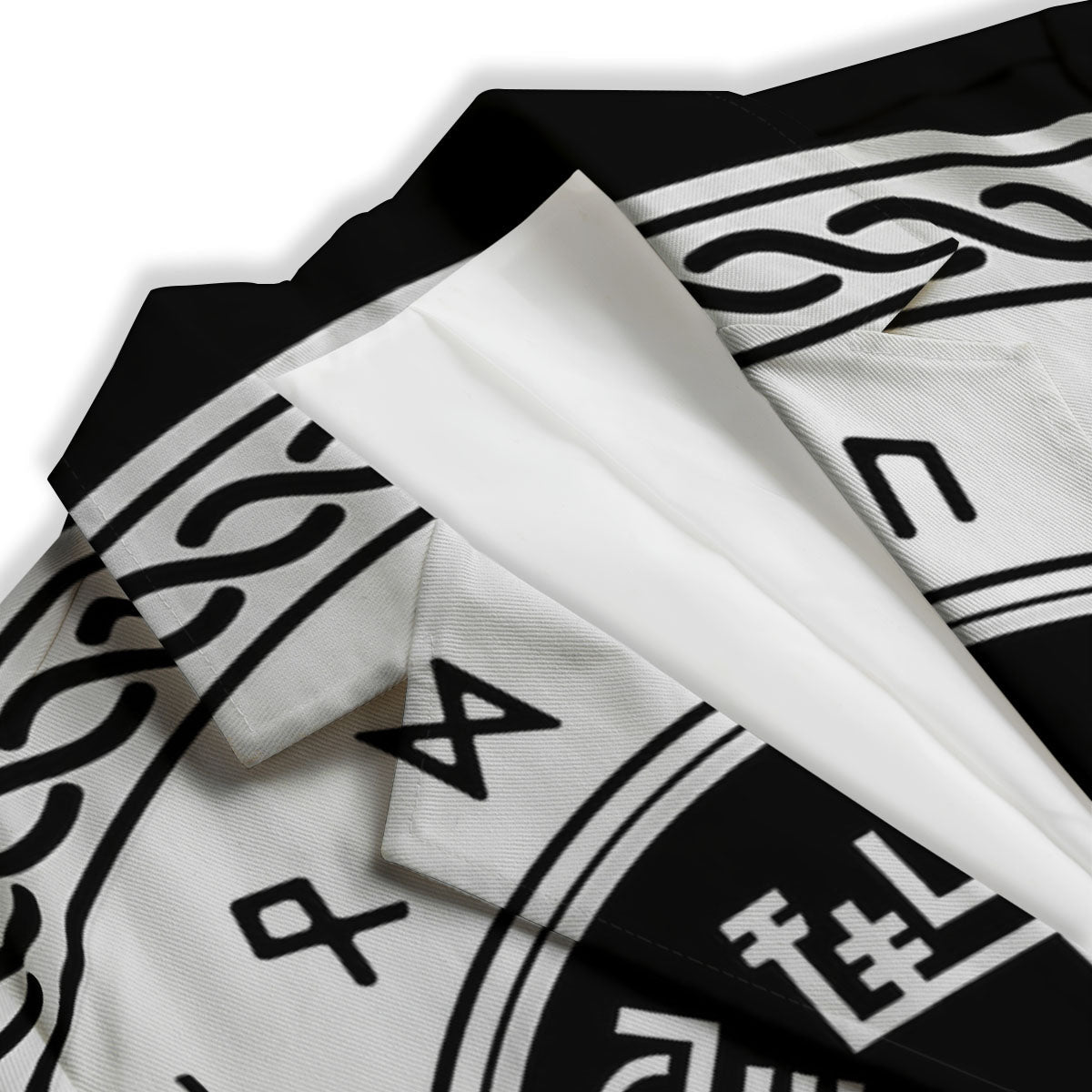 Vegvisir Viking Print Women's Blazer-grizzshop