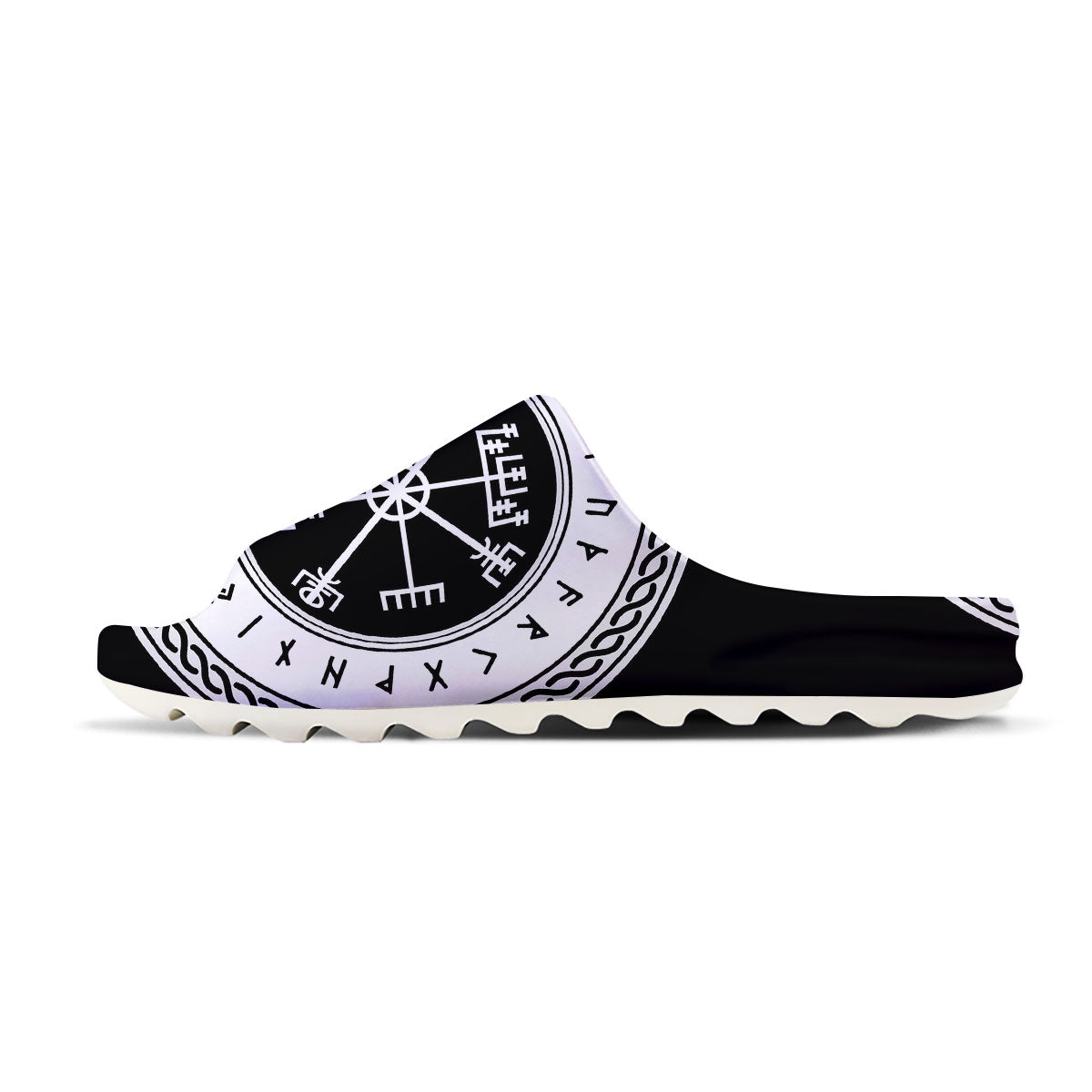 Vegvisir Viking Print Sandals-grizzshop