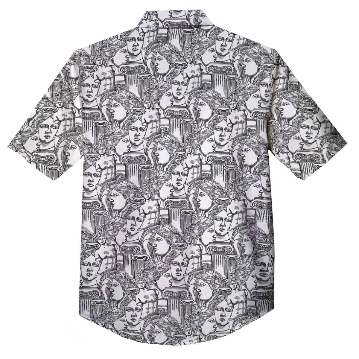 Venus Milos Print Pattern Button Up Shirt-grizzshop