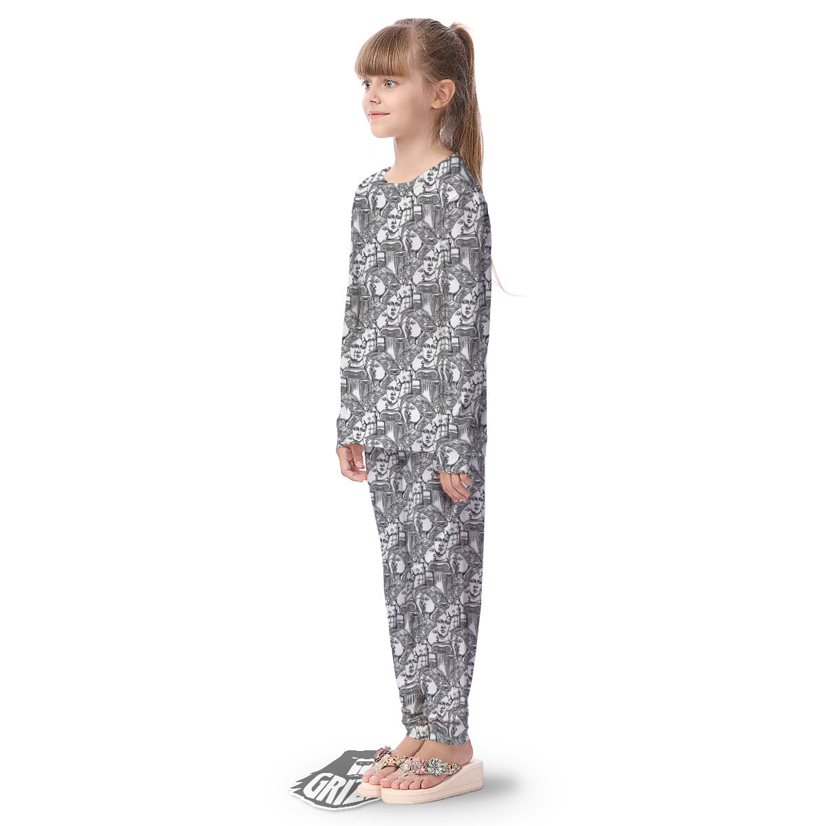 Venus Milos Print Pattern Kid's Pajamas-grizzshop
