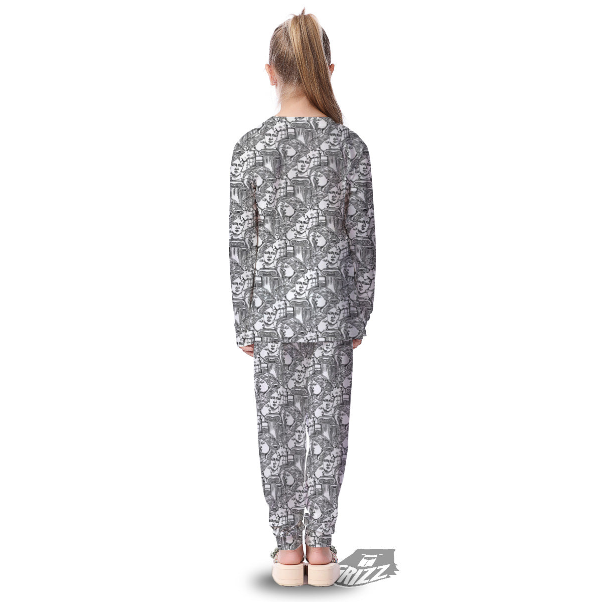 Venus Milos Print Pattern Kid's Pajamas-grizzshop