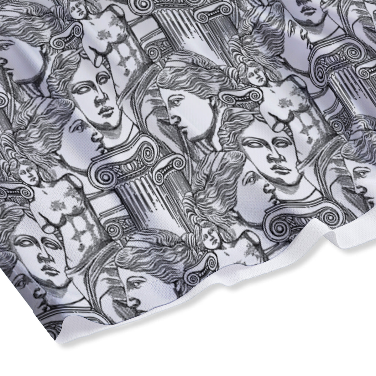 Venus Milos Print Pattern Mesh Shorts-grizzshop