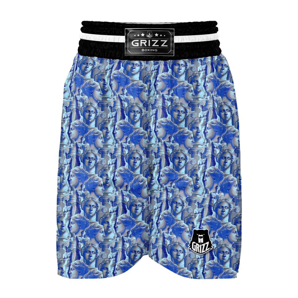 Venus Pattern Print Boxing Shorts-grizzshop