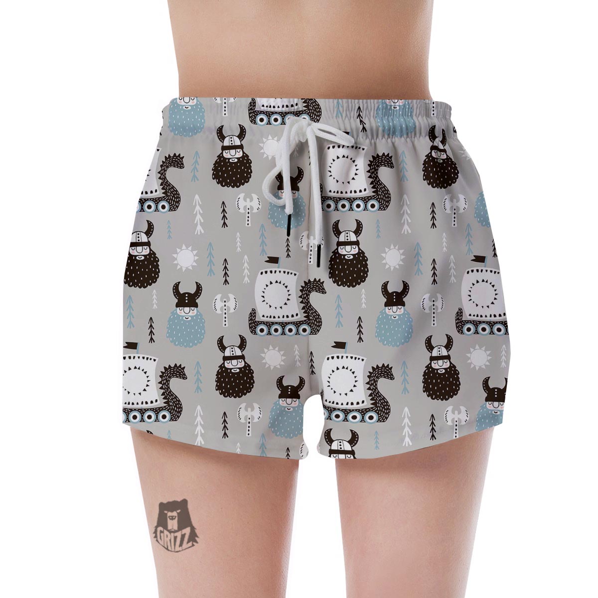 Viking Drakkar Valhalla Women's Shorts-grizzshop