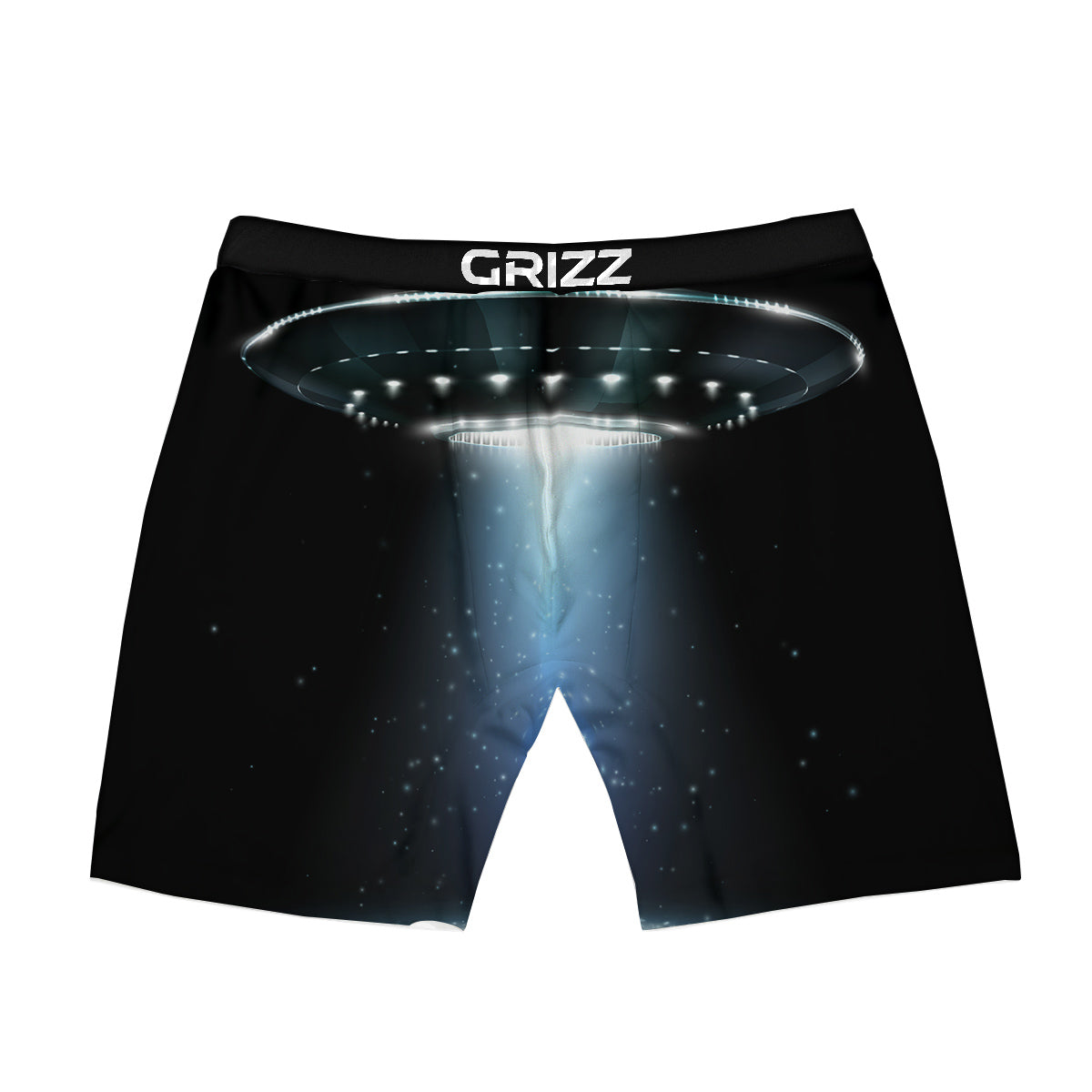 Viking God Odin And Crow Blue Print Boxer Briefs-grizzshop