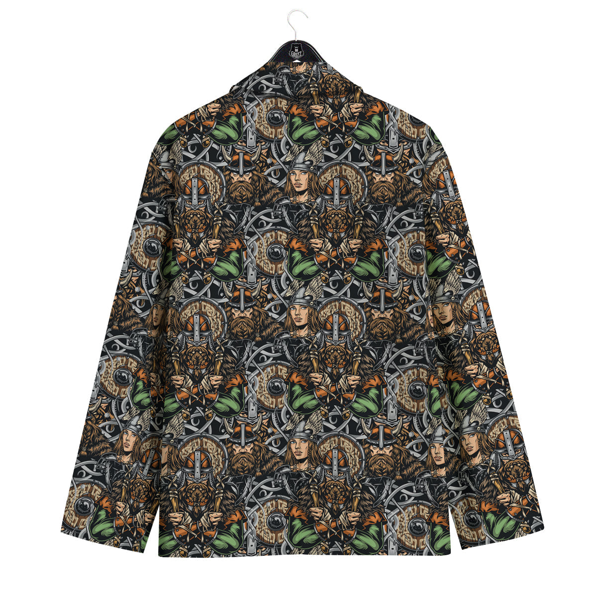 Viking Nordic Warriors Print Pattern Men's Sport Coat-grizzshop