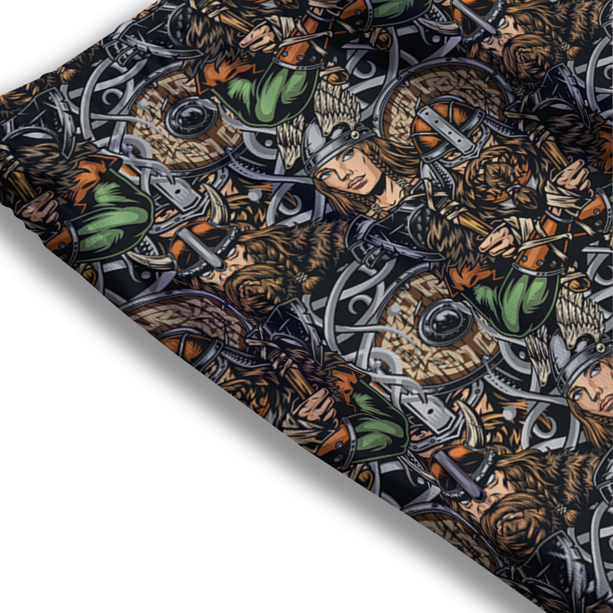 Tulip Embroidery Print Pattern Mesh Shorts