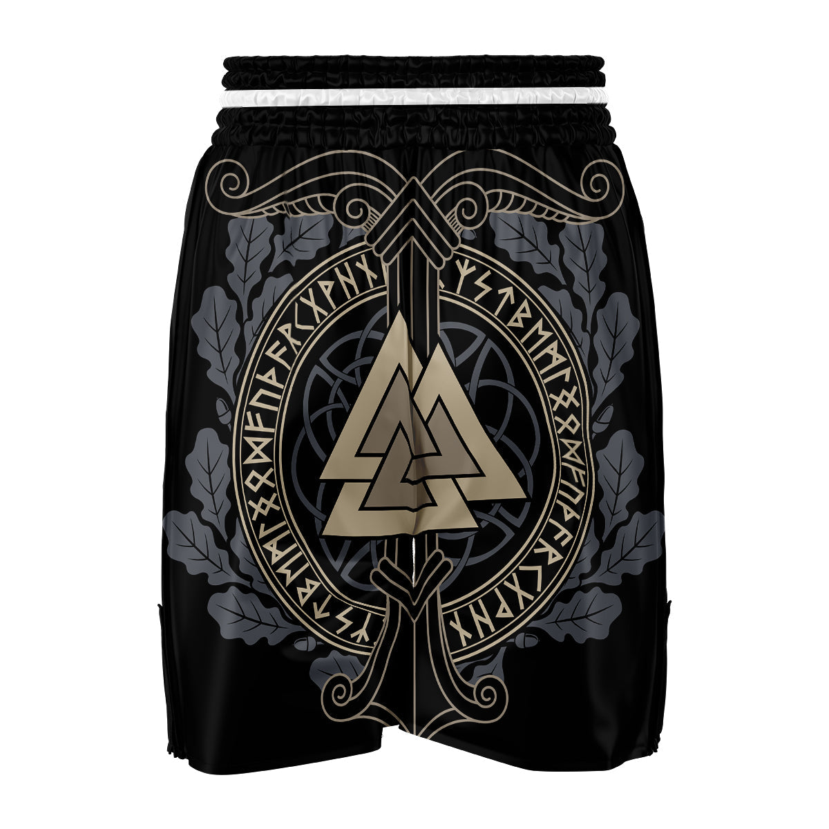 Viking Norse Symbol Boxing Shorts-grizzshop