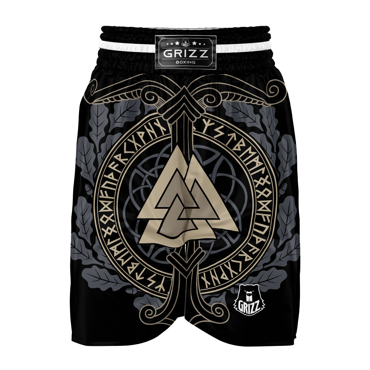 Viking Norse Symbol Boxing Shorts-grizzshop