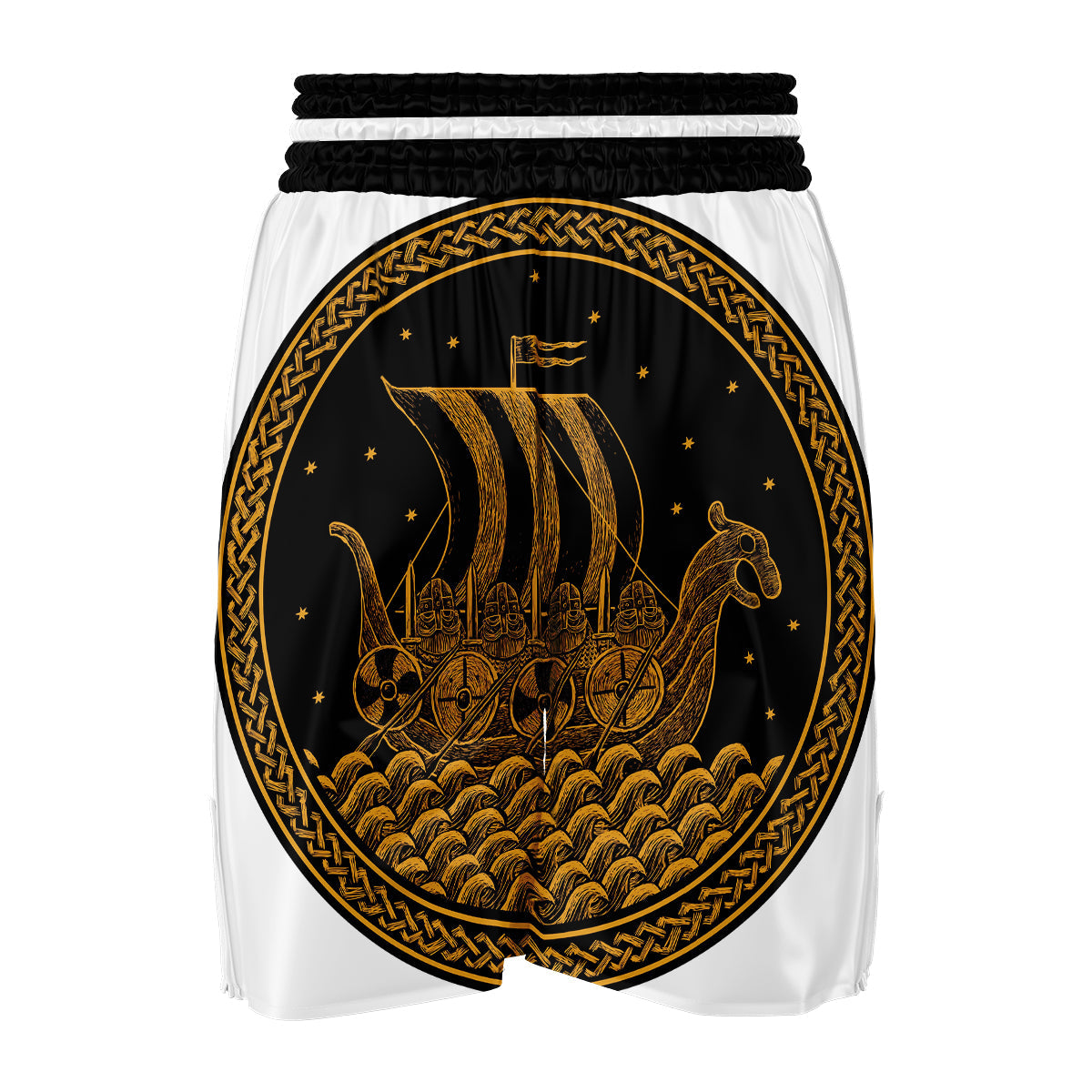 Viking Ship Drakkar Boxing Shorts-grizzshop