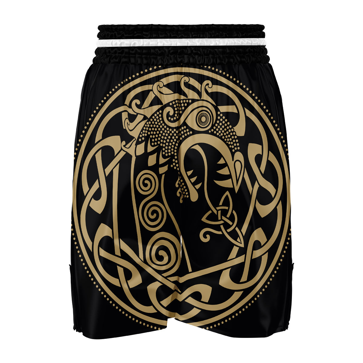 Viking Ship Drakkar Valhalla Boxing Shorts-grizzshop