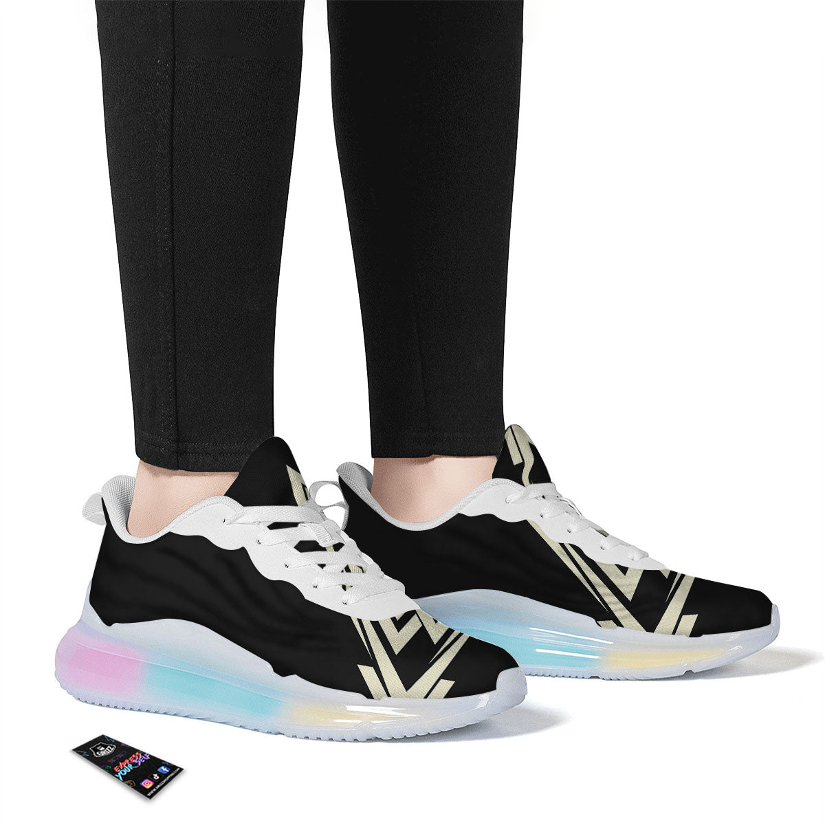 Viking Valknut Scandinavian Symbol Print Running Sneakers-grizzshop