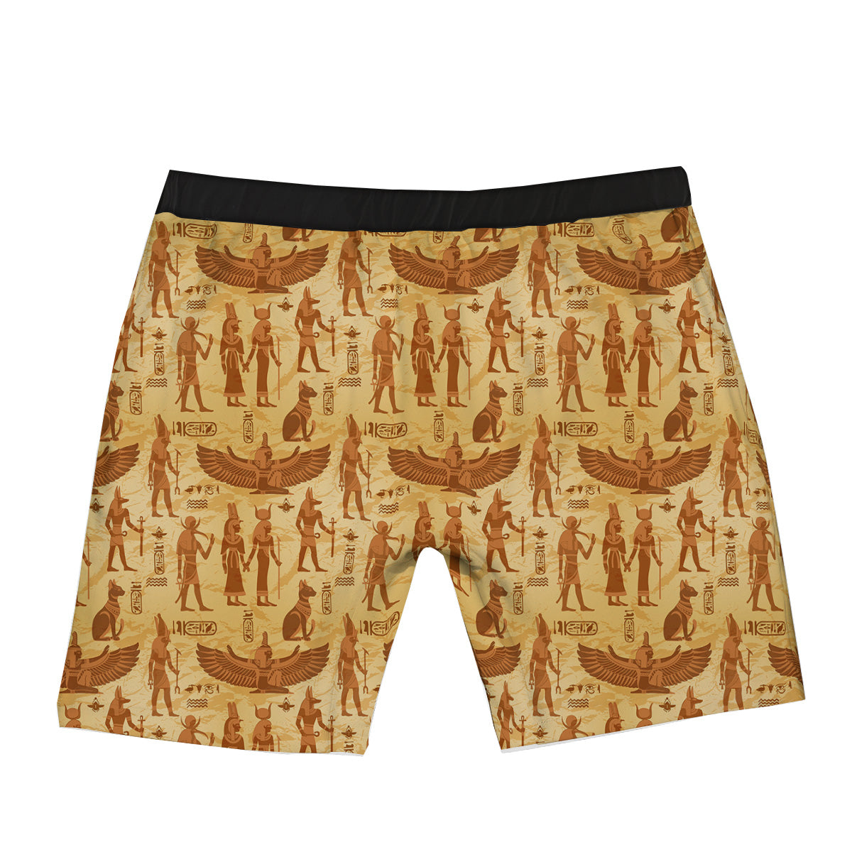 Vintage Egypt Papyrus Ancient Print Pattern Boxer Briefs-grizzshop