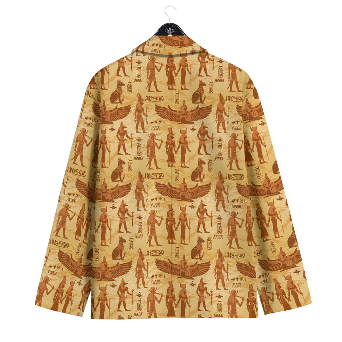Vintage Egypt Papyrus Ancient Print Pattern Men's Sport Coat-grizzshop