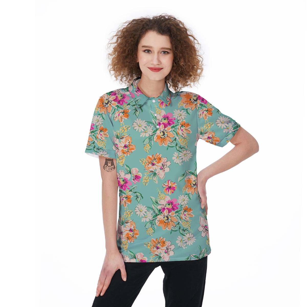 Vintage Pastel Floral Print Women's Sweatshirt