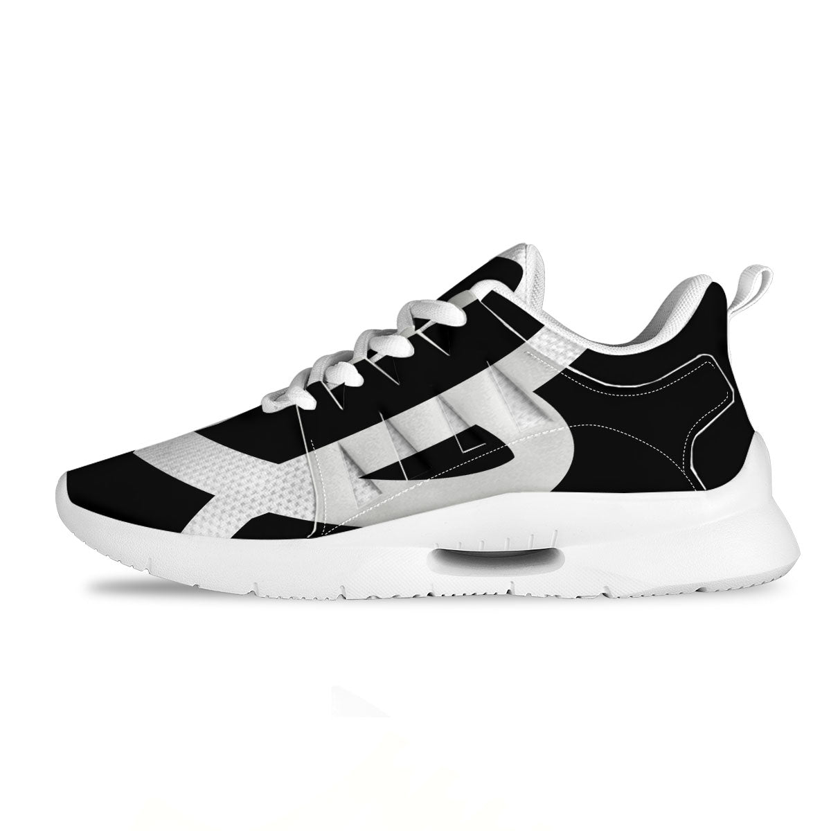 Virgo Sign White And Black Print Tennis Shoes-grizzshop