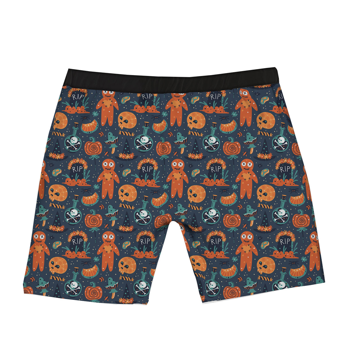 Voodoo Doll Halloween Print Pattern Boxer Briefs-grizzshop