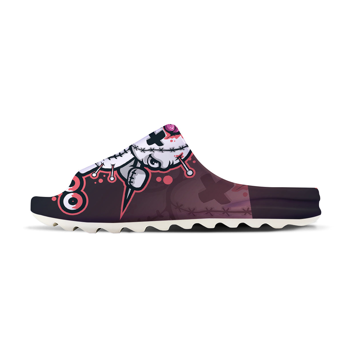 Voodoo Doll Cartoon Print Sandals-grizzshop