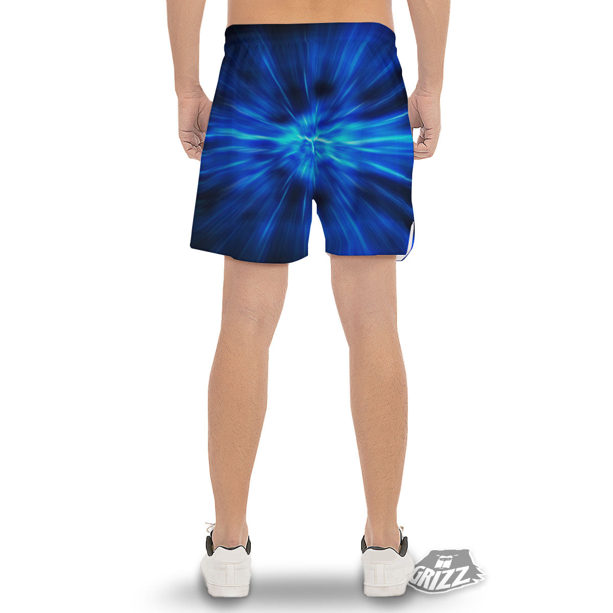 Vortex Lightspeed Print Men's Gym Shorts-grizzshop