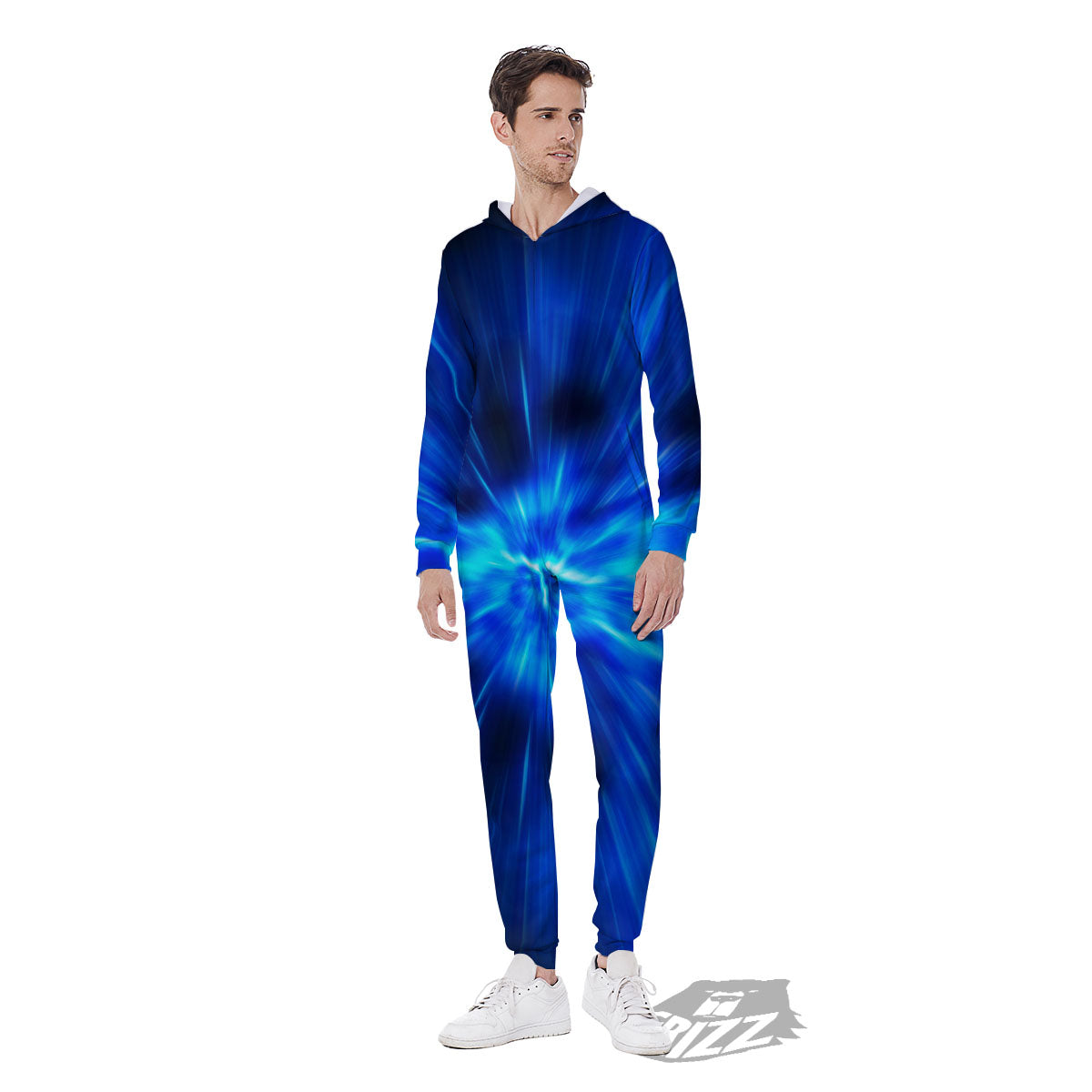 Vortex Lightspeed Print Men's Jumpsuit-grizzshop