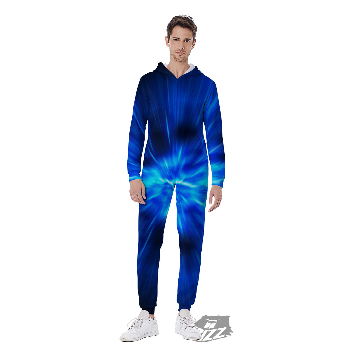 Vortex Lightspeed Print Men's Jumpsuit-grizzshop
