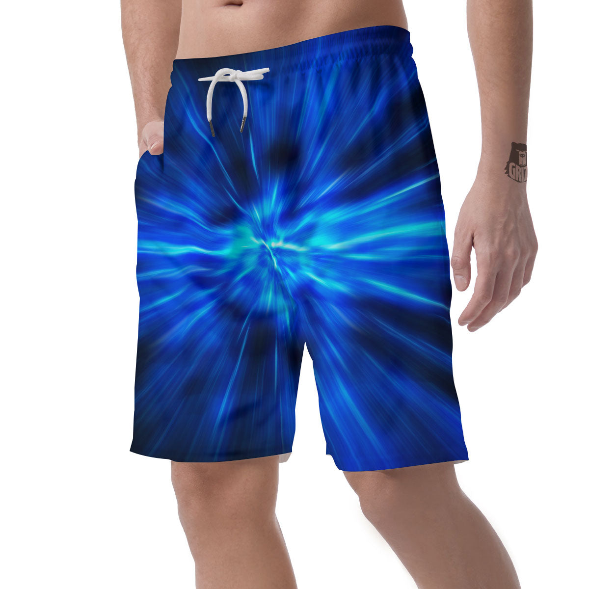 Vortex Lightspeed Print Men's Shorts-grizzshop
