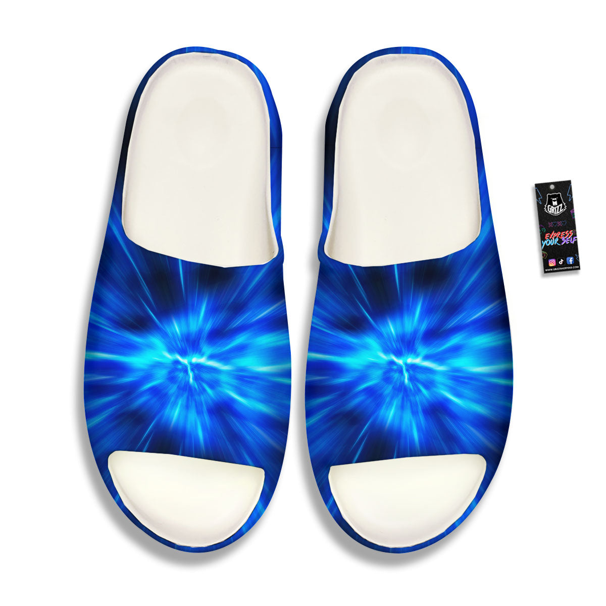 Vortex Lightspeed Print Sandals-grizzshop