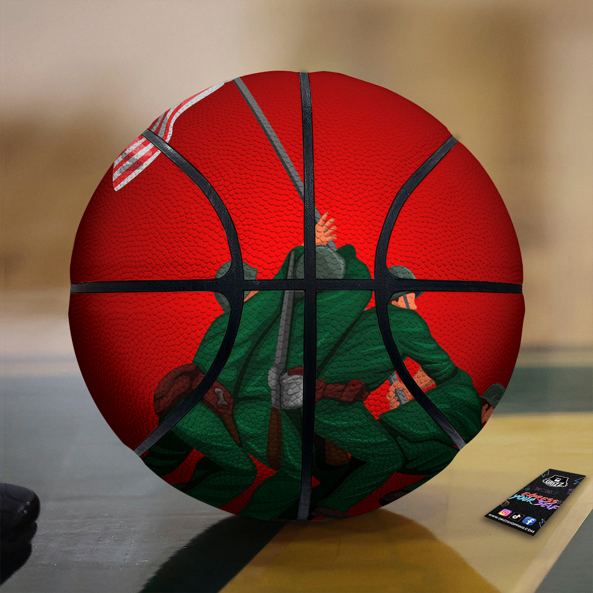 War Memorial American Print Basketball