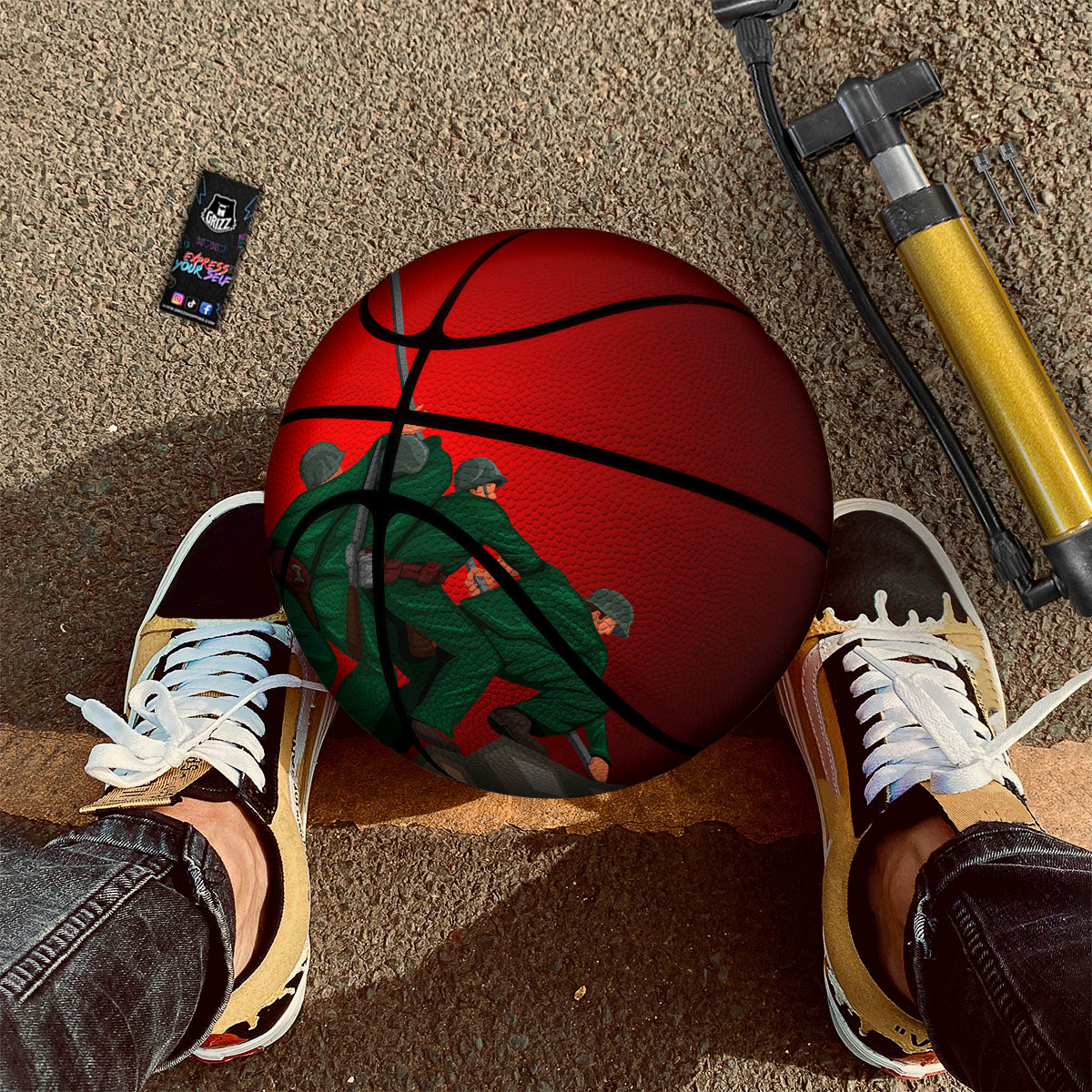 War Memorial American Print Basketball