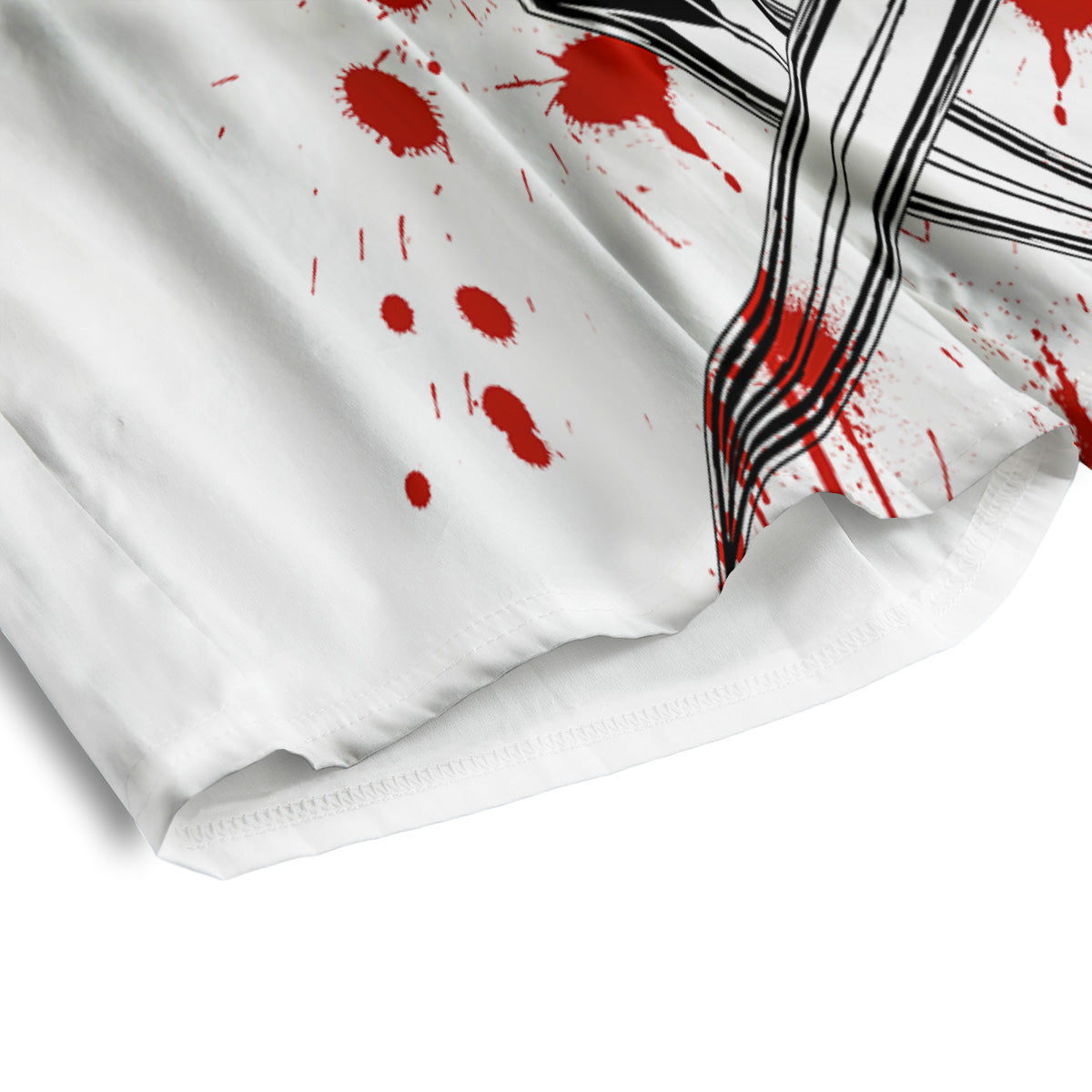 Warrior Bloody Spartan Print Men's Athletic Shorts