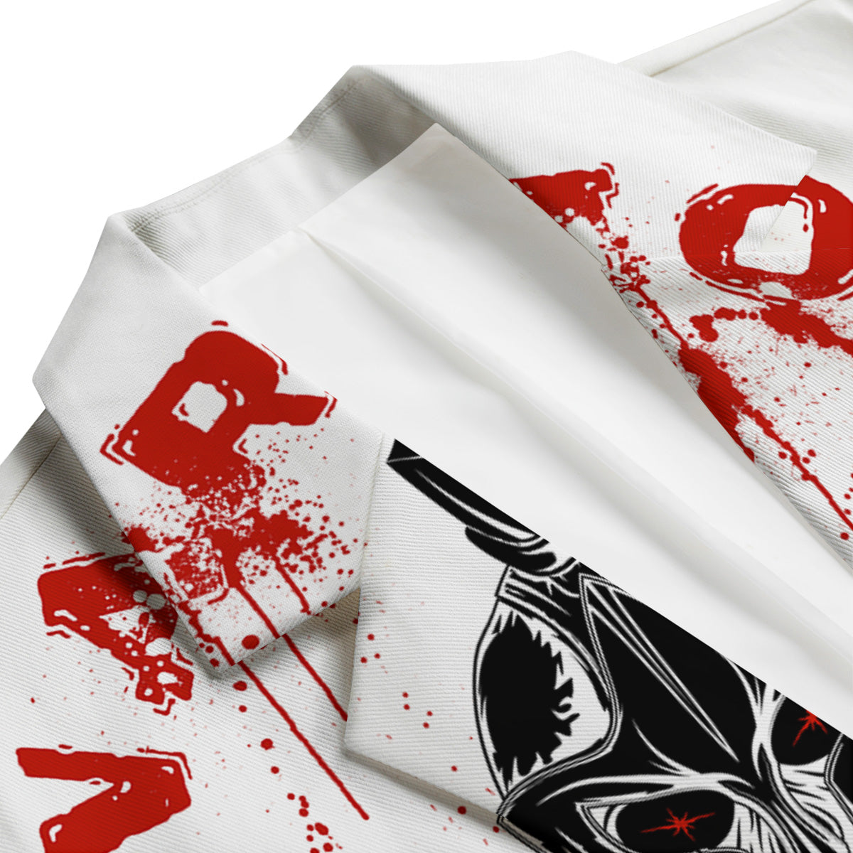 Warrior Bloody Spartan Print Men's Blazer-grizzshop