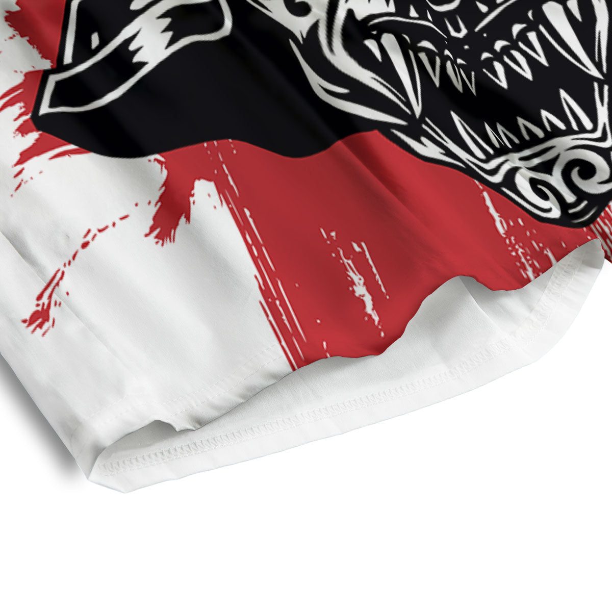 Warrior Japanese Samurai Print Men's Athletic Shorts