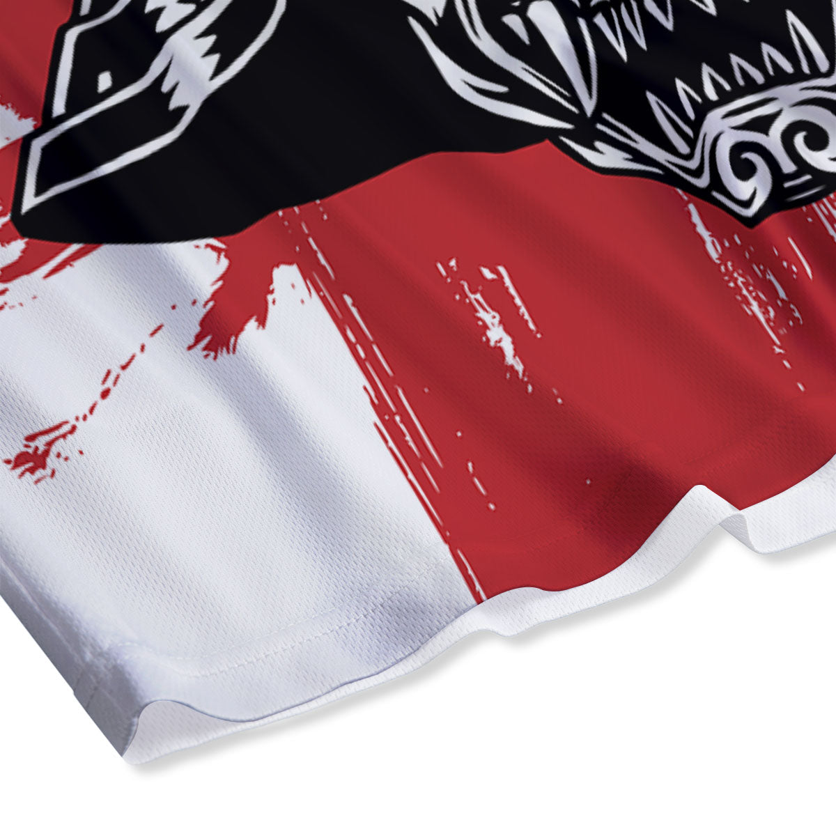 Warrior Japanese Samurai Print Mesh Shorts