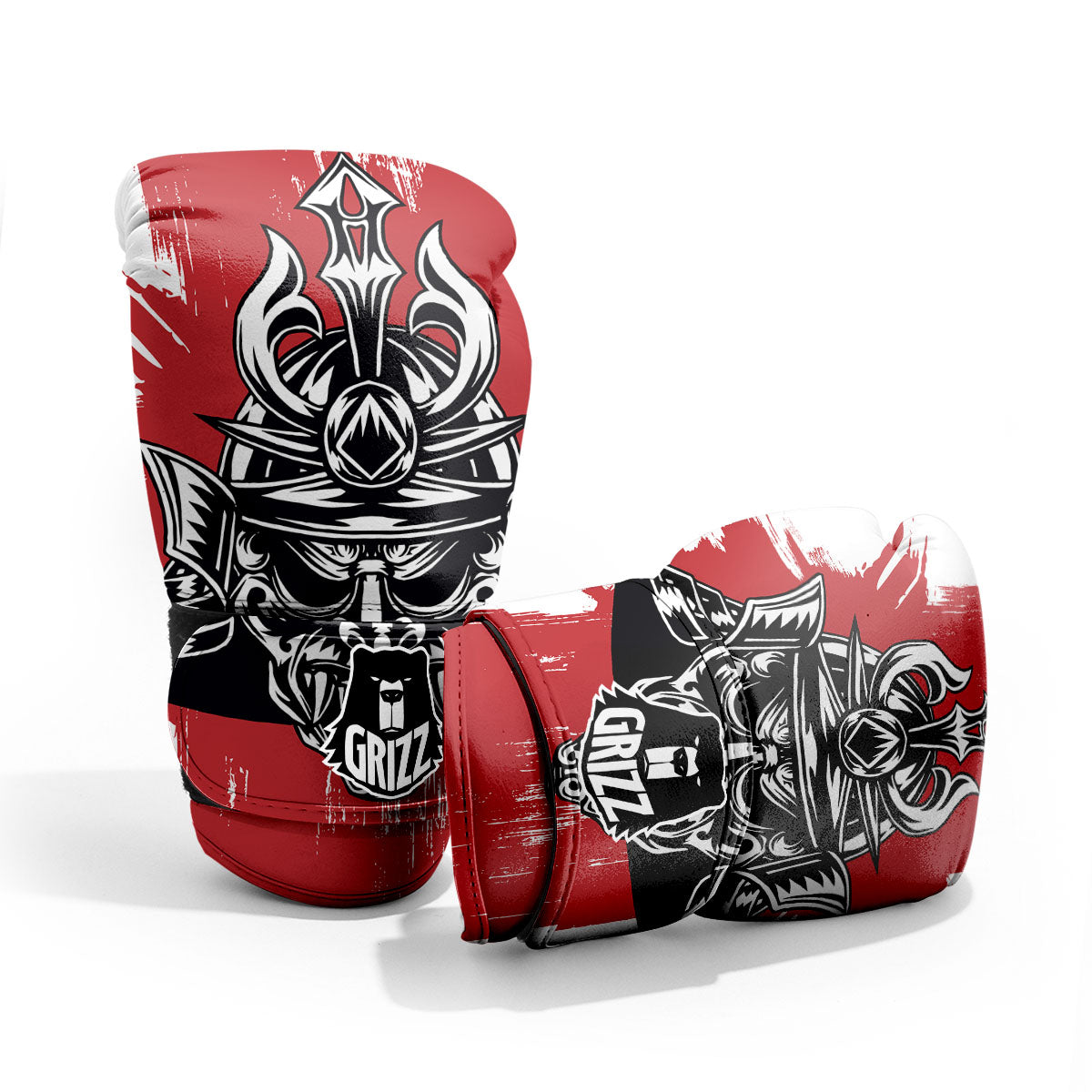 Warrior Japanese Samurai Print Pro Boxing Glove