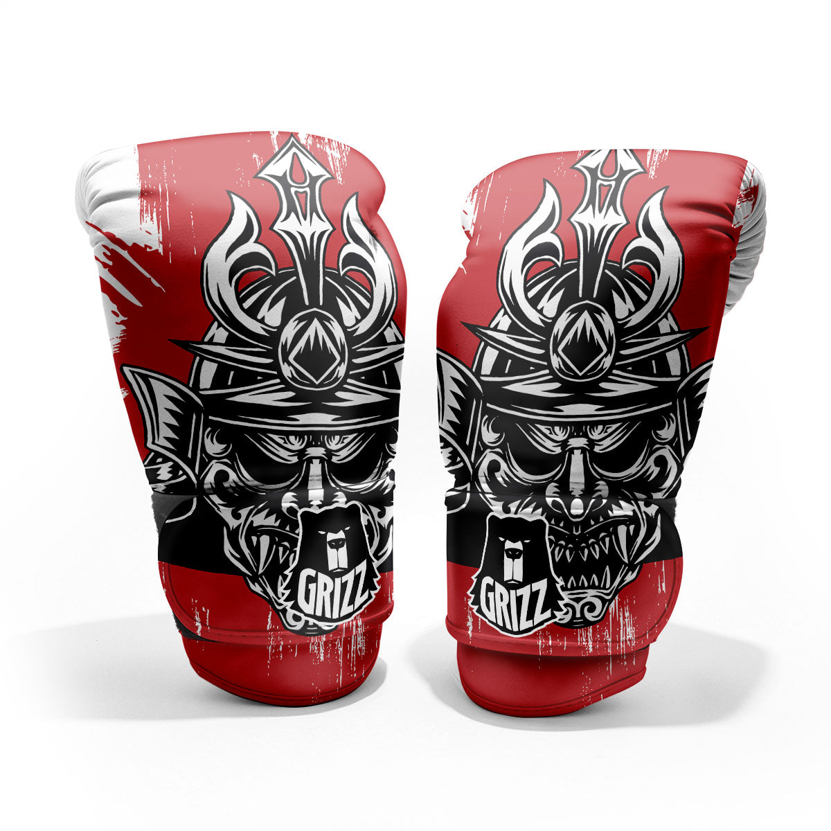Warrior Japanese Samurai Print Pro Boxing Glove